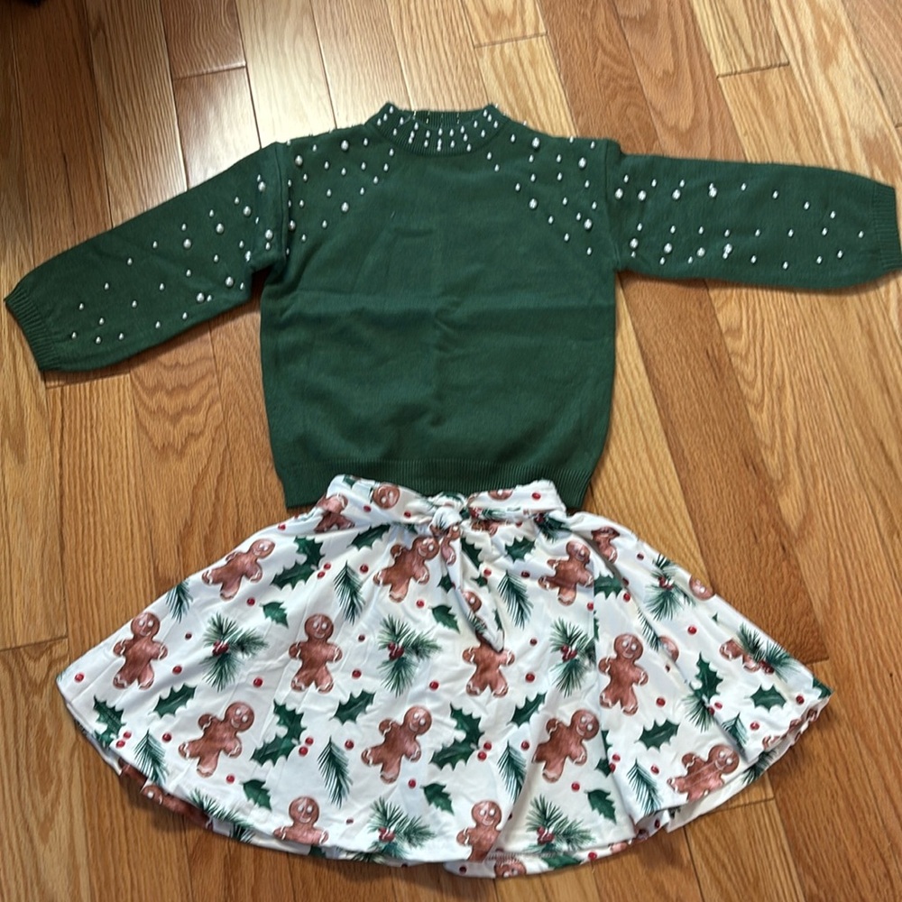 Winter sweater and skirt